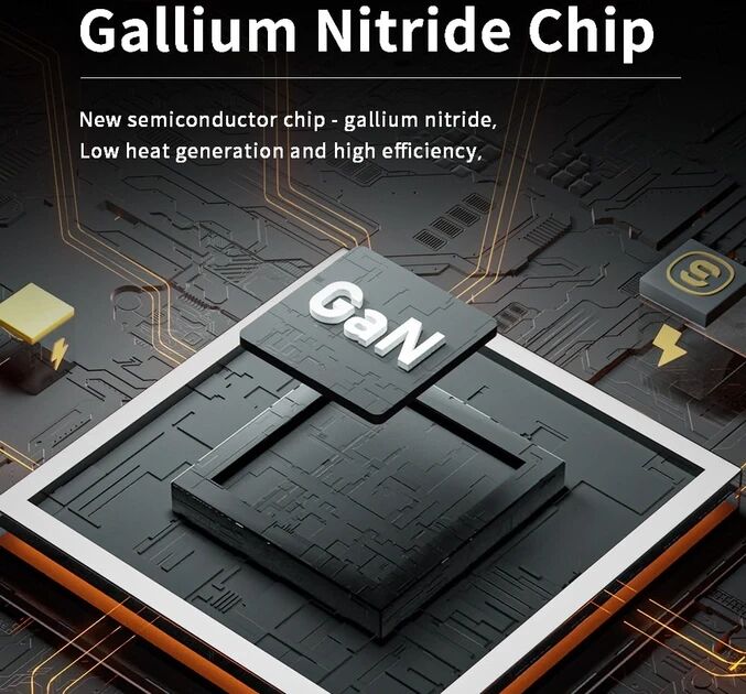 Essager GaN Snellader 65W Power Delivery en Quick Charge Adapter Zwart afbeelding 6