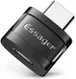 Essager USB-C naar Micro USB Adapter 3A On The Go Converter Zwart afbeelding 1