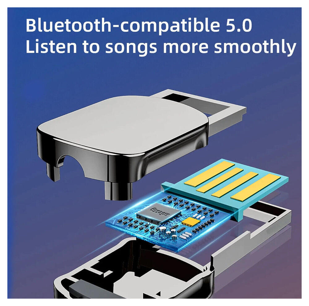 Essager Bluetooth 5.0 Receiver Auto - AUX naar USB Kabel Grijs afbeelding 11