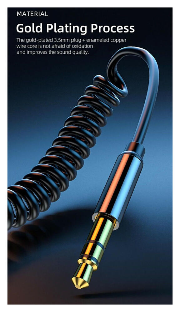 Essager Bluetooth 5.0 Receiver Auto - AUX naar USB Kabel Grijs afbeelding 12