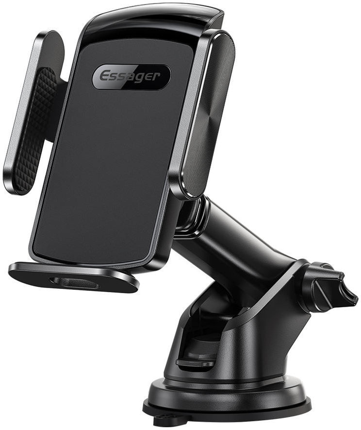 Essager Universele Telefoonhouder Auto Dashboard/Raam Zuignap Zwart afbeelding 1