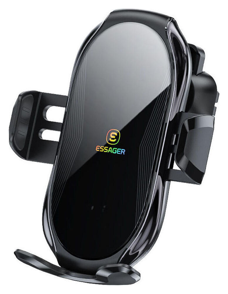 Essager Ventilatiehouder Auto Draadloze Oplader 15W Zwart afbeelding 7