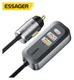 Essager Auto Snellader 100W met Power Delivery en Quick Charge Grijs afbeelding 1