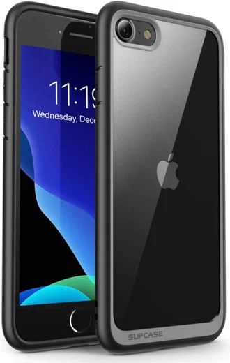 SUPCASE UB Style iPhone SE 2020/2022/8/7 Hoesje Back Cover Zwart afbeelding 1