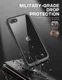 SUPCASE UB Style iPhone SE 2020/2022/8/7 Hoesje Back Cover Zwart afbeelding 3