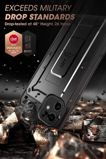 SUPCASE UB Pro Apple iPhone 11 Hoesje Full Protect met Kickstand Zwart afbeelding 4