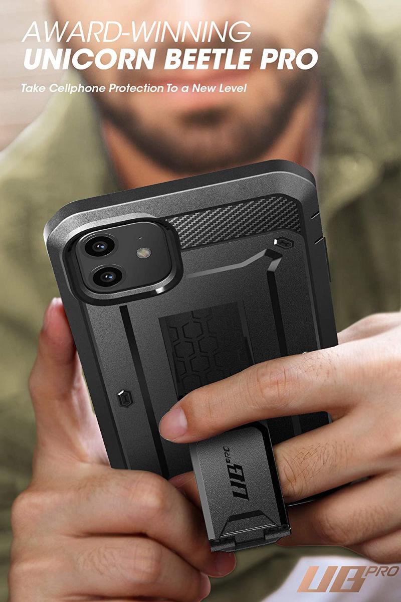 SUPCASE UB Pro Apple iPhone 11 Hoesje Full Protect met Kickstand Zwart afbeelding 9
