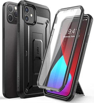 SUPCASE UB Pro Apple iPhone 12 / 12 Pro Hoesje Full Protect Zwart