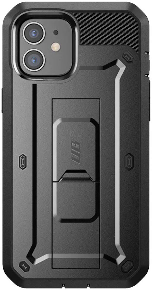 SUPCASE UB Pro Apple iPhone 12 / 12 Pro Hoesje Full Protect Zwart afbeelding 2