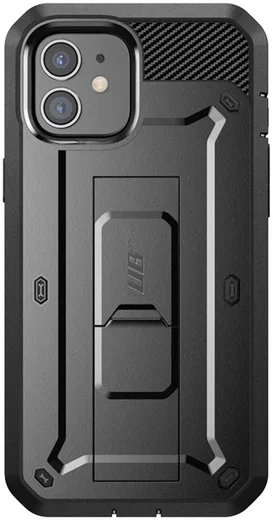 SUPCASE UB Pro Apple iPhone 12 / 12 Pro Hoesje Full Protect Zwart afbeelding 2