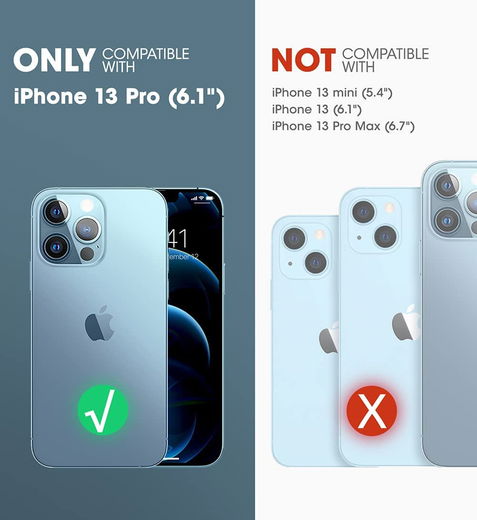 SUPCASE UB Style Apple iPhone 13 Pro Hoesje Back Cover Zwart afbeelding 10