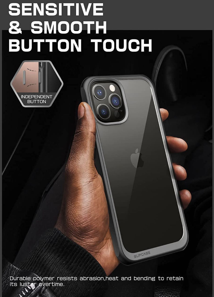 SUPCASE UB Style Apple iPhone 13 Pro Hoesje Back Cover Zwart afbeelding 9