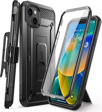 SUPCASE UB Pro Apple iPhone 14 / 13 Hoesje Full Protect Stand Zwart