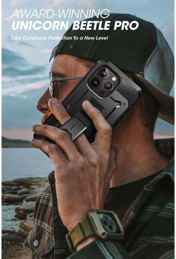 SUPCASE UB Pro Apple iPhone 14 Pro Hoesje Full Protect Kickstand Zwart afbeelding 9