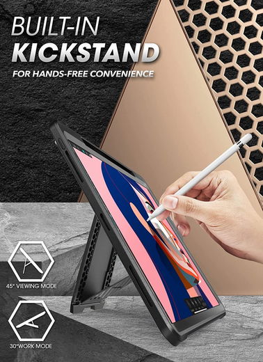 SUPCASE UB Pro Apple iPad Pro 12.9 Hoes Full Protect Kickstand Zwart afbeelding 5