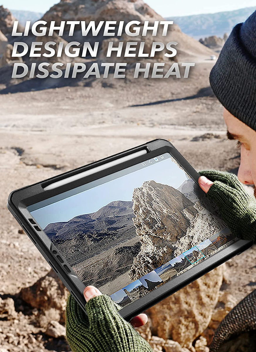 SUPCASE UB Pro Apple iPad Pro 12.9 Hoes Full Protect Kickstand Zwart afbeelding 6