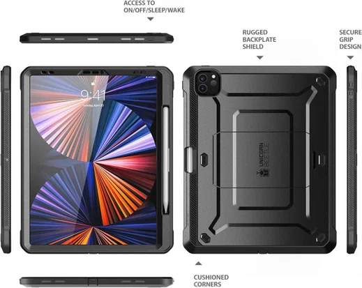 SUPCASE UB Pro Apple iPad Pro 11 Hoes Full Protect met Kickstand Zwart afbeelding 8