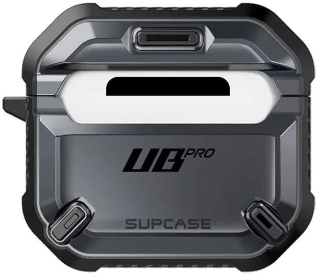 SUPCASE UB Pro Apple AirPods 3 Hoesje Full Protect met Haak Zwart afbeelding 2