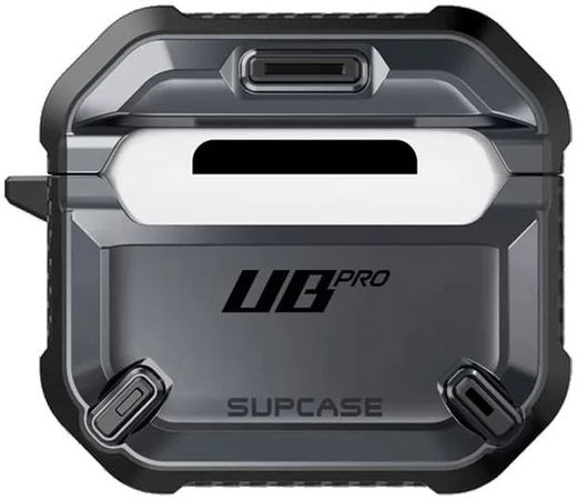 SUPCASE UB Pro Apple AirPods 3 Hoesje Full Protect met Haak Zwart afbeelding 2
