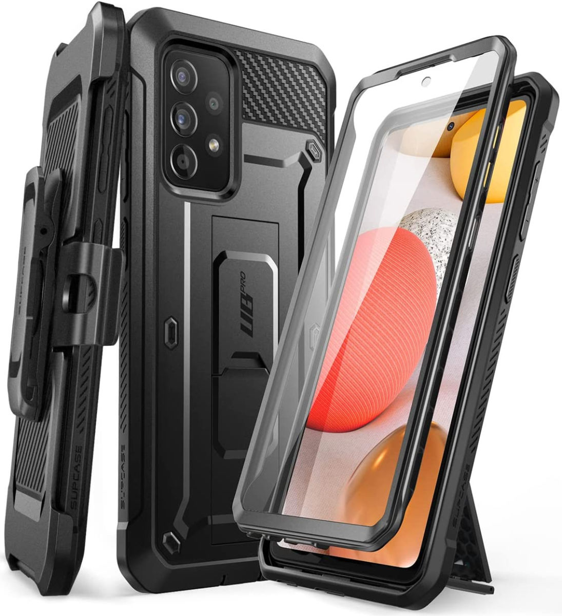 SUPCASE UB Pro Samsung Galaxy A53 Hoesje Full Protect Kickstand Zwart afbeelding 1
