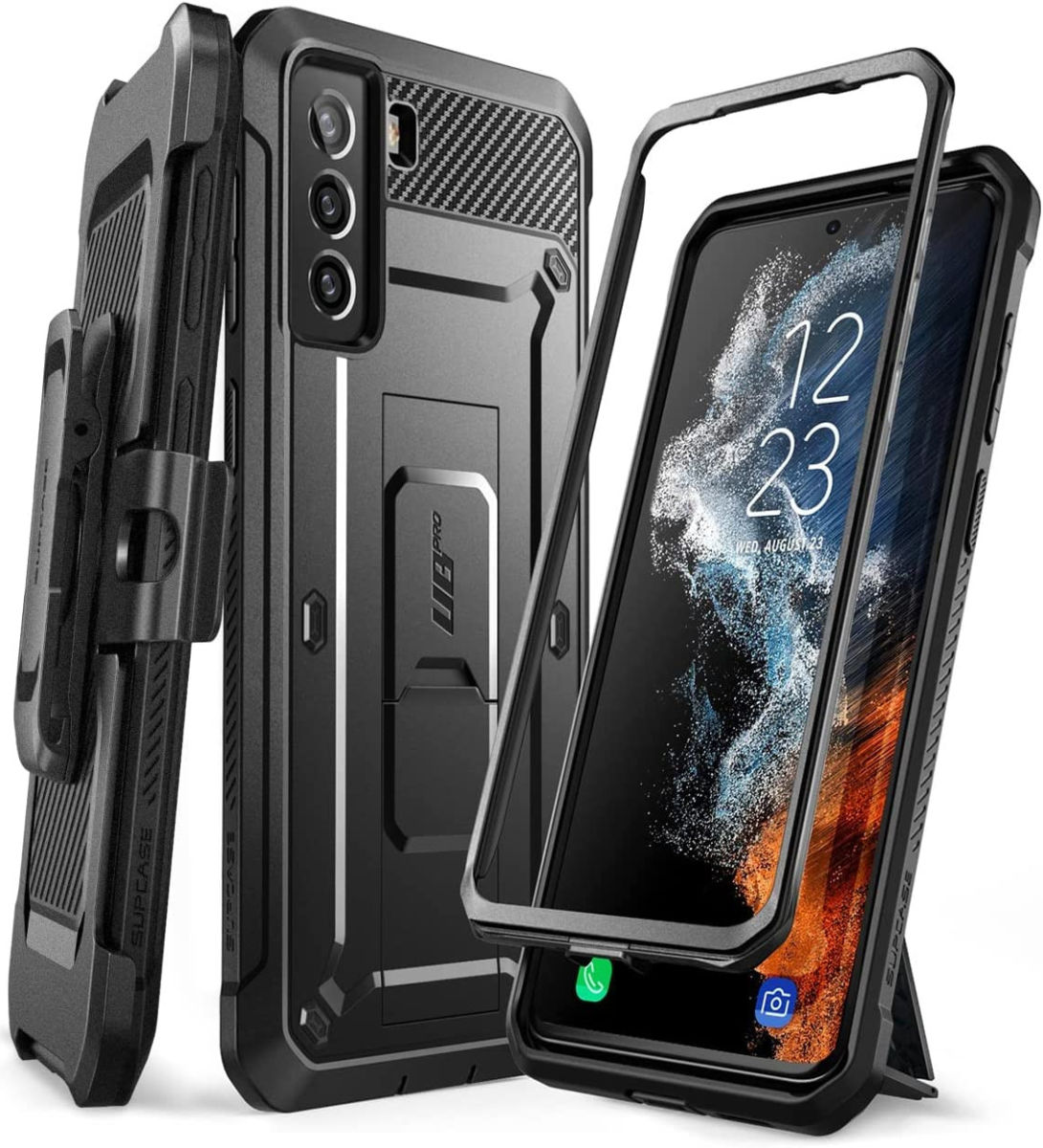 SUPCASE UB Pro Samsung Galaxy S22 Hoesje Schokbestendig Zwart afbeelding 1