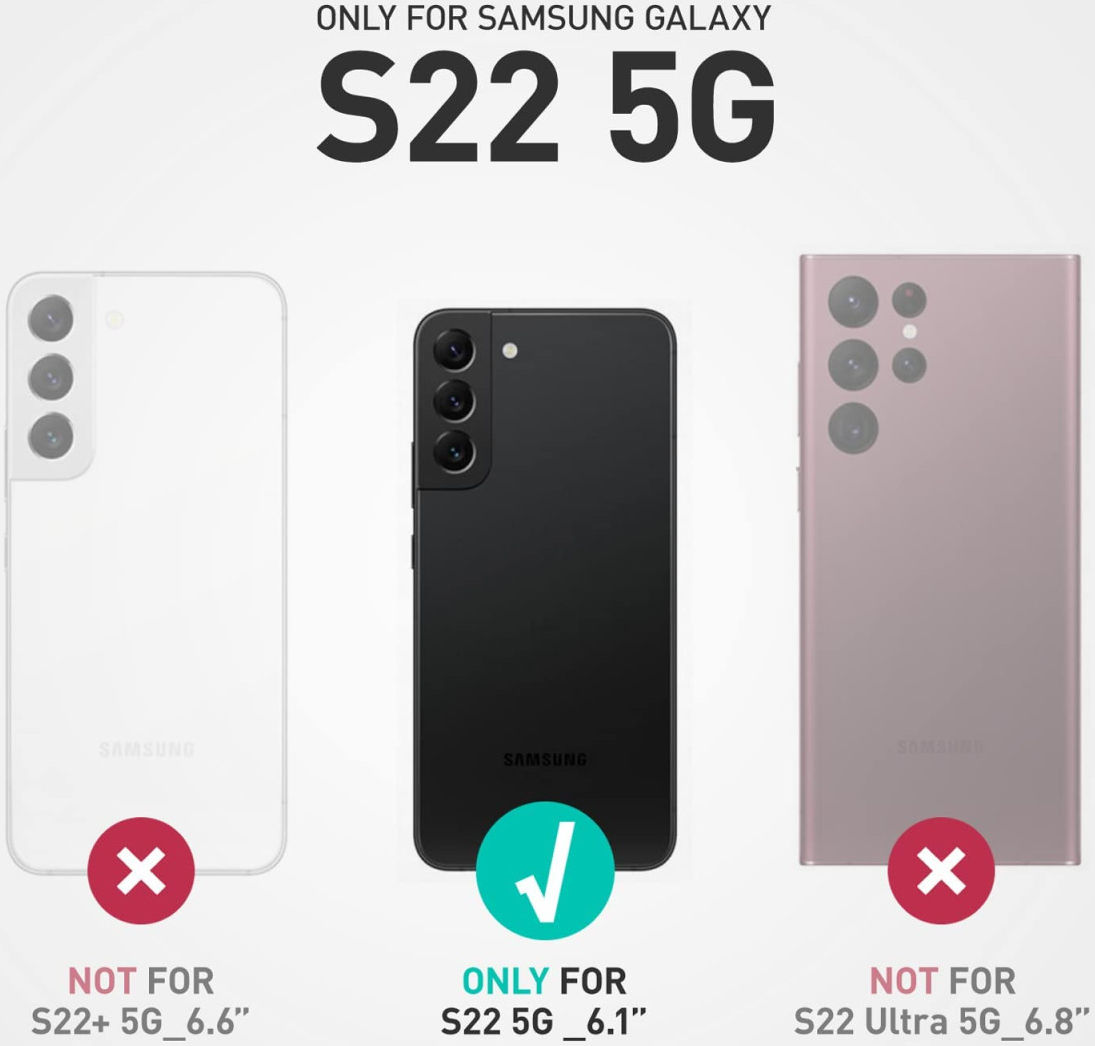SUPCASE UB Pro Samsung Galaxy S22 Hoesje Schokbestendig Zwart afbeelding 11