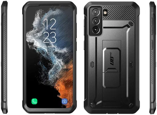 SUPCASE UB Pro Samsung Galaxy S22 Hoesje Schokbestendig Zwart afbeelding 12