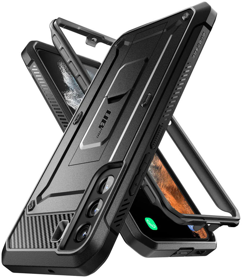 SUPCASE UB Pro Samsung Galaxy S22 Hoesje Schokbestendig Zwart afbeelding 2