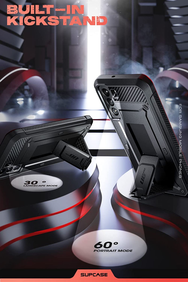 SUPCASE UB Pro Samsung Galaxy S22 Hoesje Schokbestendig Zwart afbeelding 6