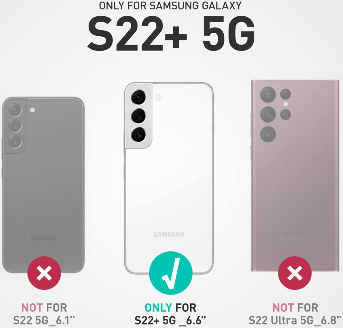 SUPCASE UB Pro Samsung Galaxy S22 Plus Hoesje Schokbestendig Zwart afbeelding 8