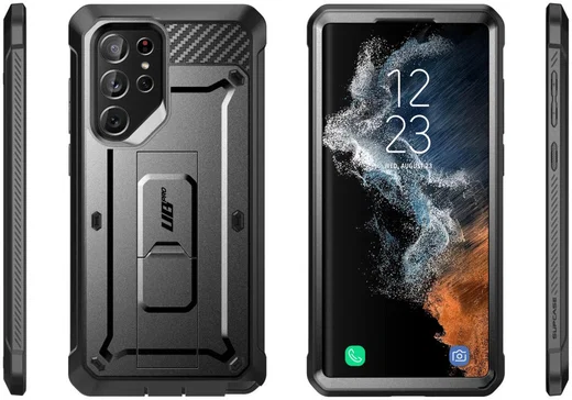 SUPCASE UB Pro Samsung Galaxy S22 Ultra Hoesje Schokbestendig Zwart afbeelding 11