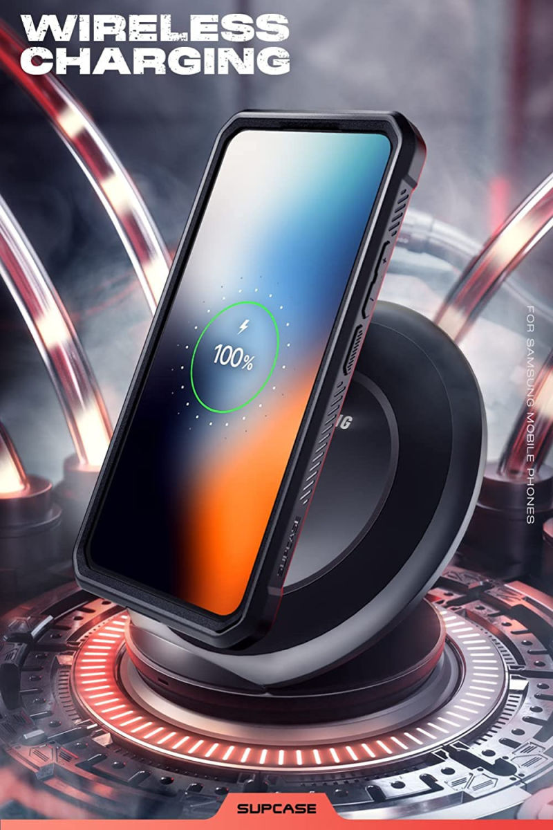 SUPCASE UB Pro Samsung Galaxy S22 Ultra Hoesje Schokbestendig Zwart afbeelding 9