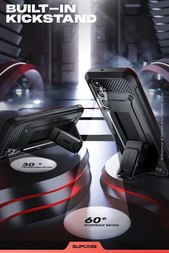 SUPCASE UB Pro Samsung Galaxy S23 Hoesje Full Protect Stand Zwart afbeelding 5