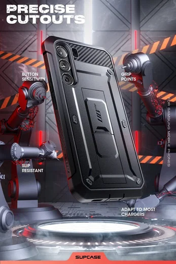 SUPCASE UB Pro Samsung Galaxy S23 Hoesje Full Protect Stand Zwart afbeelding 7