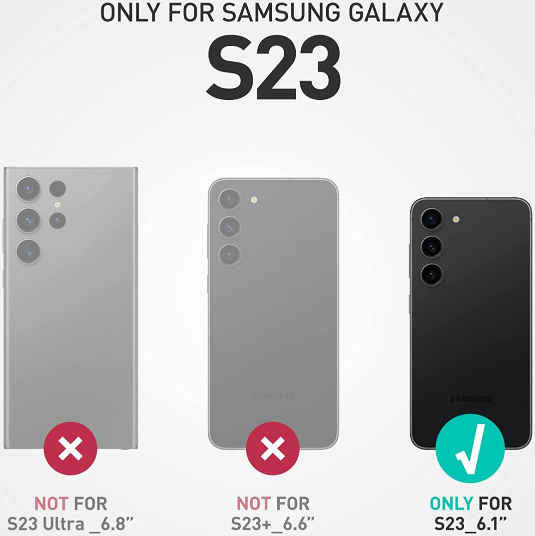 SUPCASE UB Pro Samsung Galaxy S23 Hoesje Full Protect Stand Zwart afbeelding 9