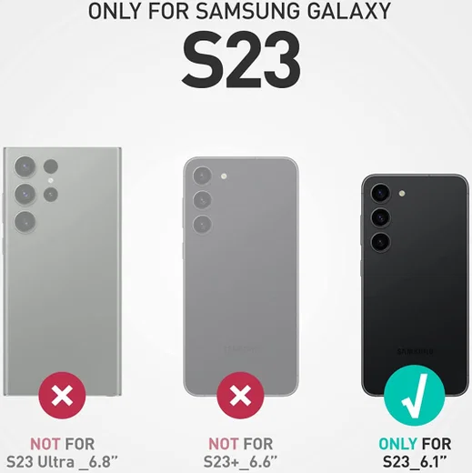 SUPCASE UB Pro Samsung Galaxy S23 Hoesje Full Protect Stand Zwart afbeelding 9