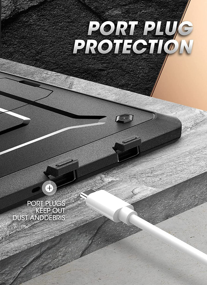SUPCASE UB Pro Samsung Galaxy Tab A7 Lite Hoes Full Protect Zwart afbeelding 7