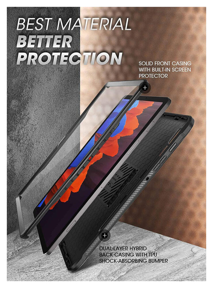 SUPCASE UB Pro Samsung Galaxy Tab S8 Ultra Hoes Full Protect Zwart afbeelding 4