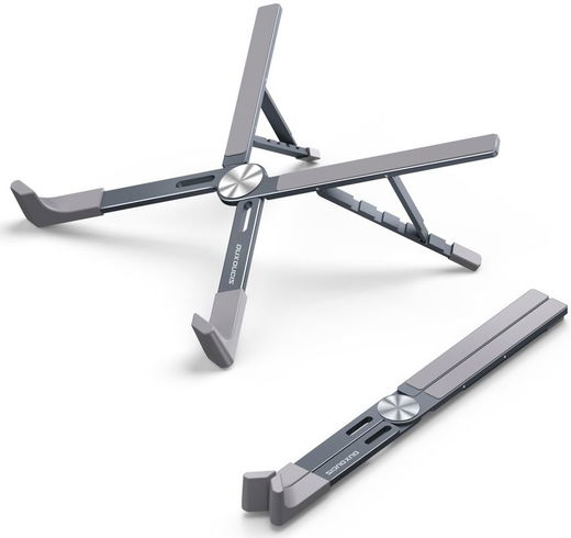 Dux Ducis Opvouwbare Standaard Laptop/Tablet tot 17.3 Inch Grijs afbeelding 1