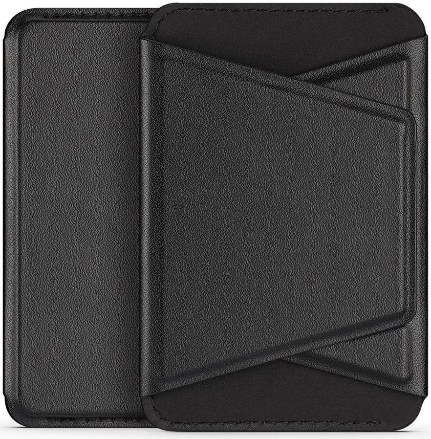 Dux Ducis Magnetische Wallet MagSafe Kaarthouder met Standaard Zwart afbeelding 10