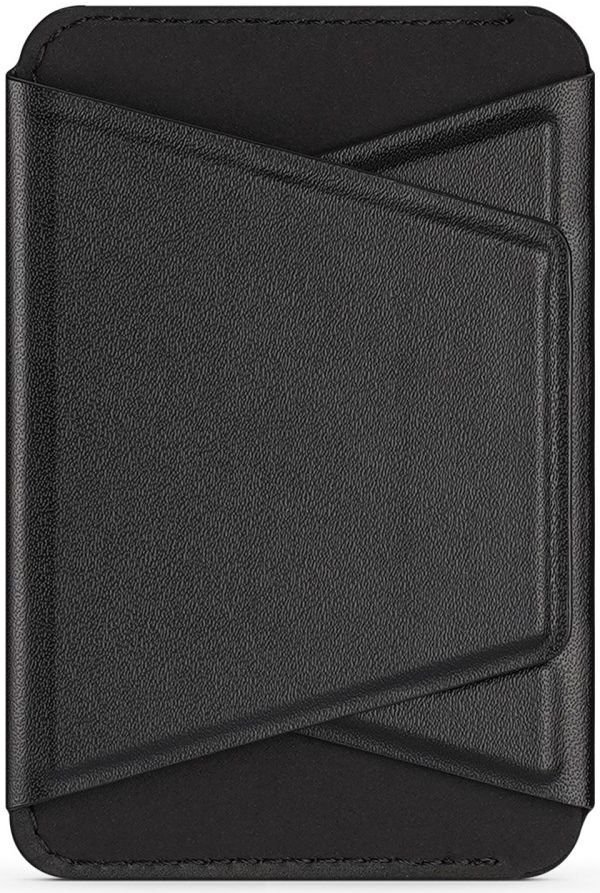 Dux Ducis Magnetische Wallet MagSafe Kaarthouder met Standaard Zwart afbeelding 11