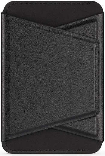 Dux Ducis Magnetische Wallet MagSafe Kaarthouder met Standaard Zwart afbeelding 11