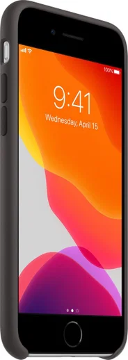 Origineel Apple iPhone SE (2022 / 2020) Hoesje Silicone Case Zwart afbeelding 4