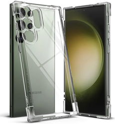 Ringke Fusion Bumper Samsung Galaxy S23 Ultra Hoesje Transparant afbeelding