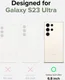 Ringke Fusion Bumper Samsung Galaxy S23 Ultra Hoesje Matte Zwart afbeelding 11