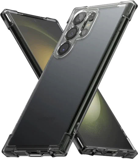 Ringke Fusion Bumper Samsung Galaxy S23 Ultra Hoesje Matte Zwart afbeelding 2