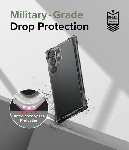 Ringke Fusion Bumper Samsung Galaxy S23 Ultra Hoesje Matte Zwart afbeelding 4