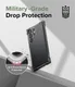 Ringke Fusion Bumper Samsung Galaxy S23 Ultra Hoesje Matte Zwart afbeelding 4