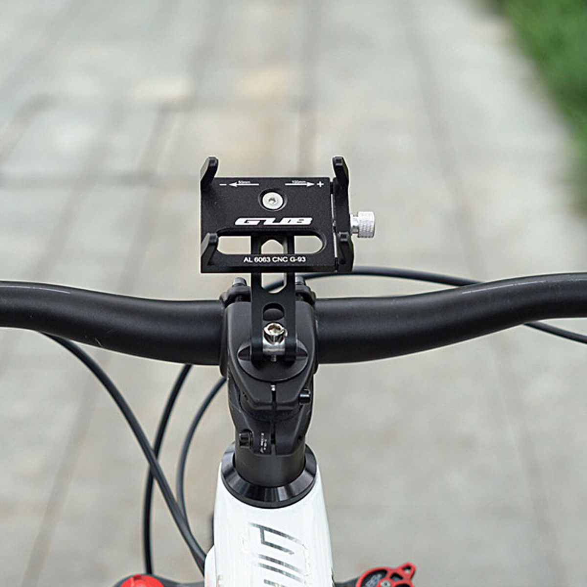 GUB G93 Universele Telefoonhouder voor Balhoofd Fiets Stuur Zwart afbeelding 11