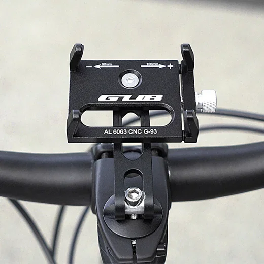 GUB G93 Universele Telefoonhouder voor Balhoofd Fiets Stuur Zwart afbeelding 2
